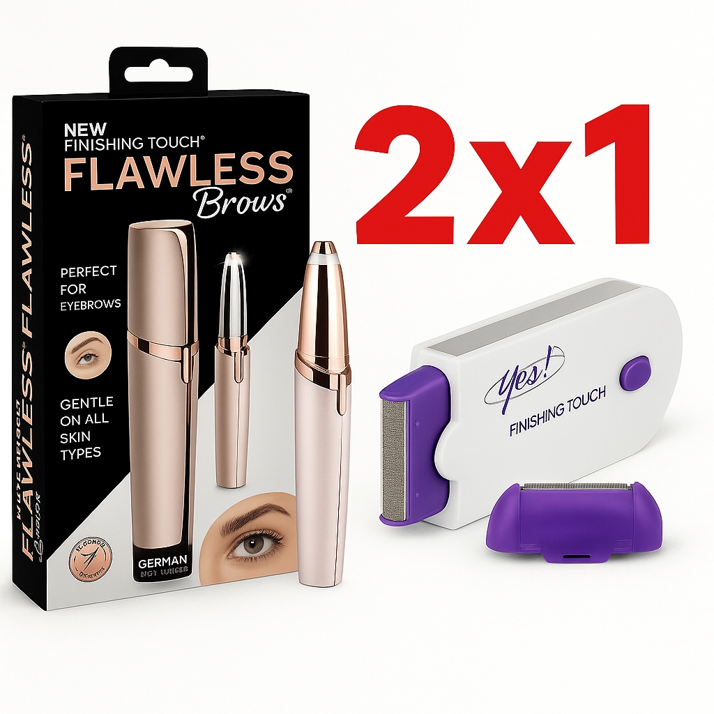 2x1 depiladora corporal + depiladora cejas