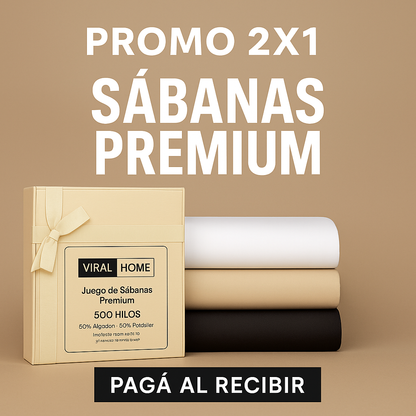 PROMO 2x1 – Juegos de Sábanas Premium