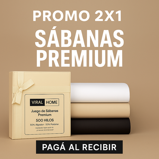 PROMO 2x1 – Juegos de Sábanas Premium
