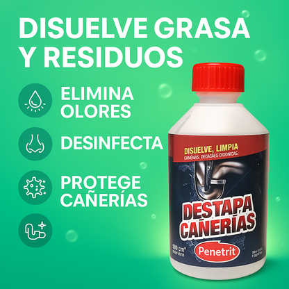 NUEVO INGRESO: 2X1 Destapa cañería Caño Limpio™