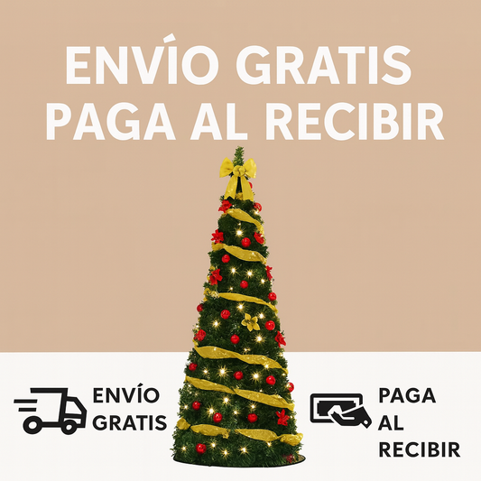 ARBOL DE NAVIDAD PLEGABLE 1.50MTS
