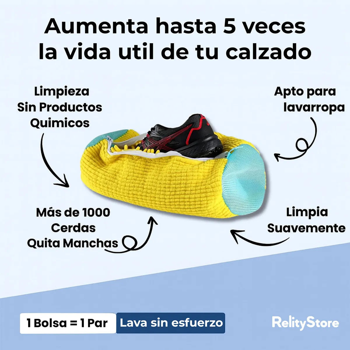 Bolsa Protectora para Lavar Zapatillas