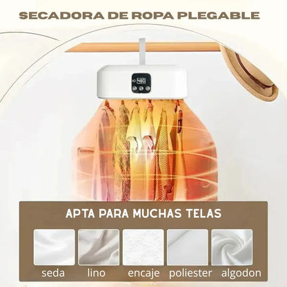Secador De Ropa Colgante Portátil y Plegable Premium