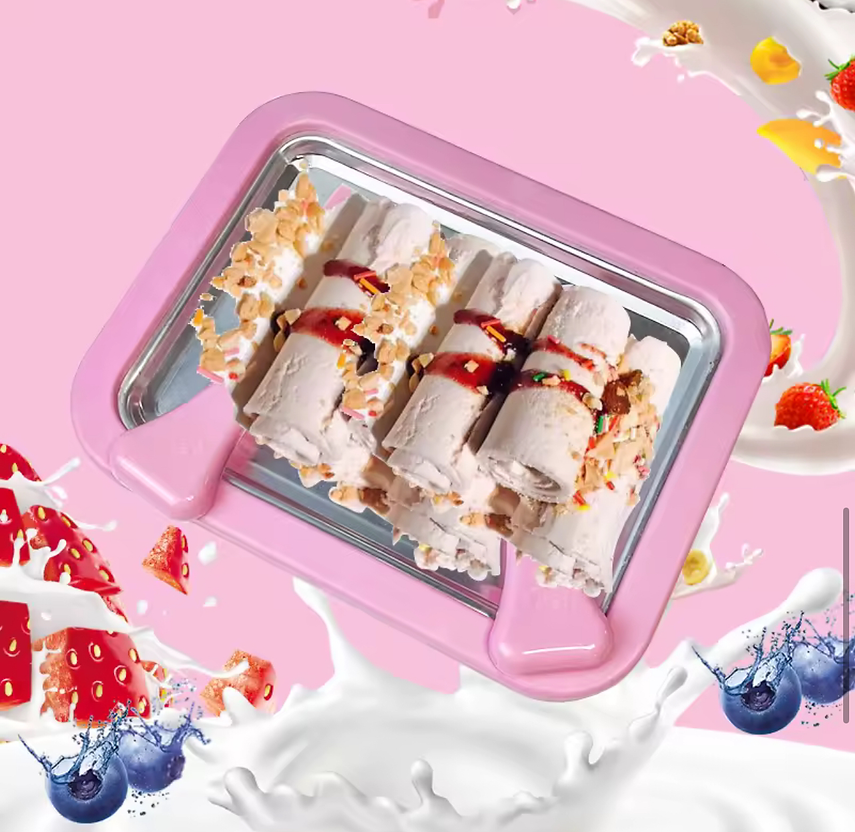 Plancha para hacer Ice Cream Rolls