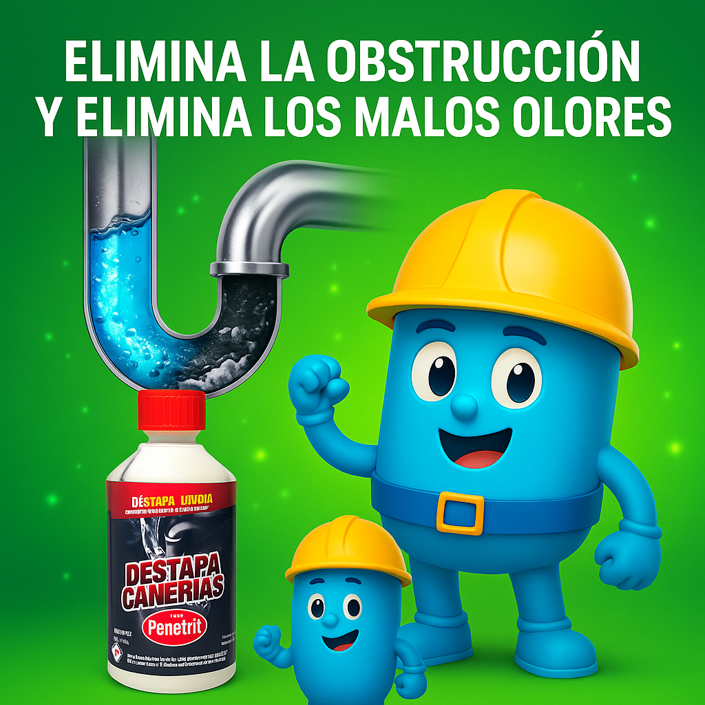 NUEVO INGRESO: 2X1 Destapa cañería Caño Limpio™