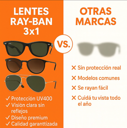 3X1 LENTES RAY-BAN