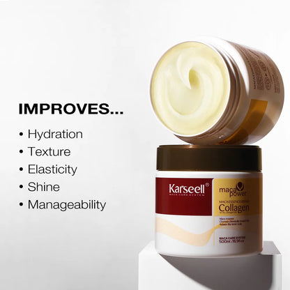 Karseell Repair Collagen 500 ml – Anti-Frizz + Brillo Inmediato (Original)
