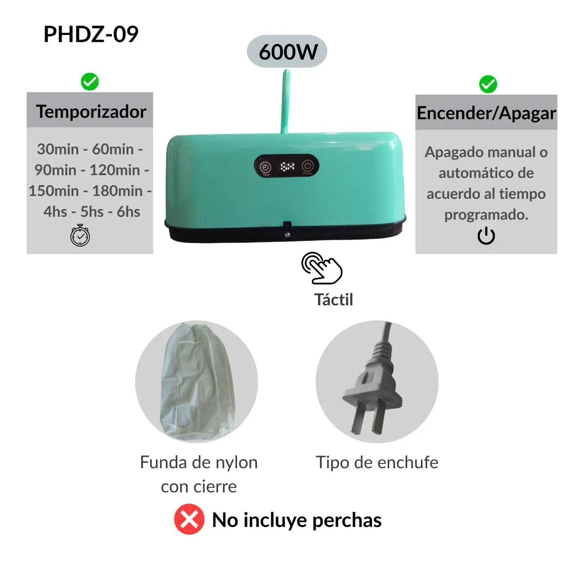 Secador De Ropa Colgante Portátil y Plegable Premium