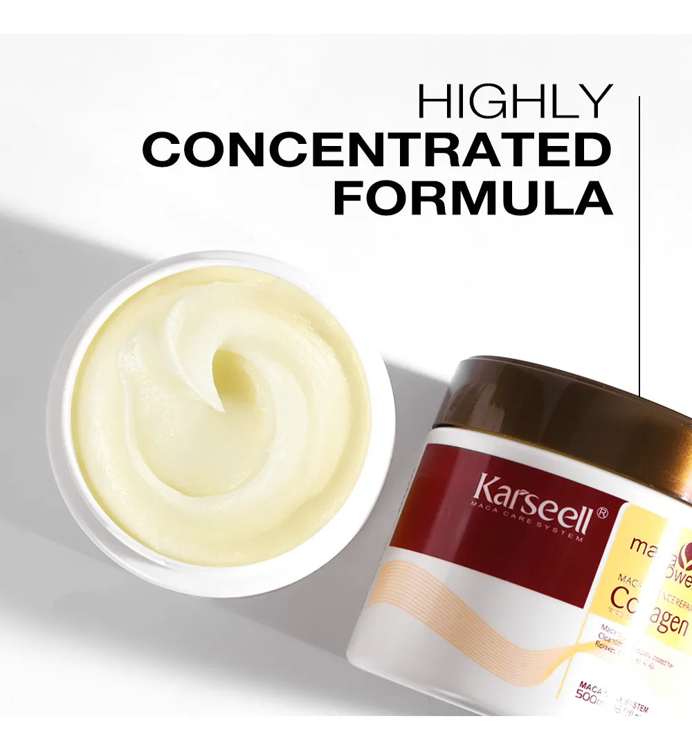 Karseell Repair Collagen 500 ml – Anti-Frizz + Brillo Inmediato (Original)