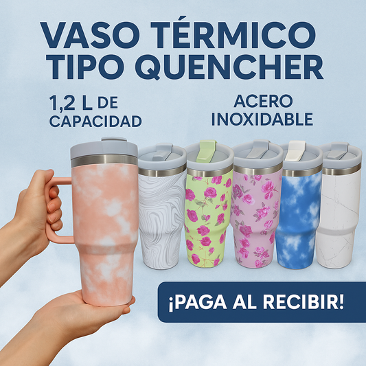VASOS QUENCHER 1.2L CON DISEÑOS ÚNICOS