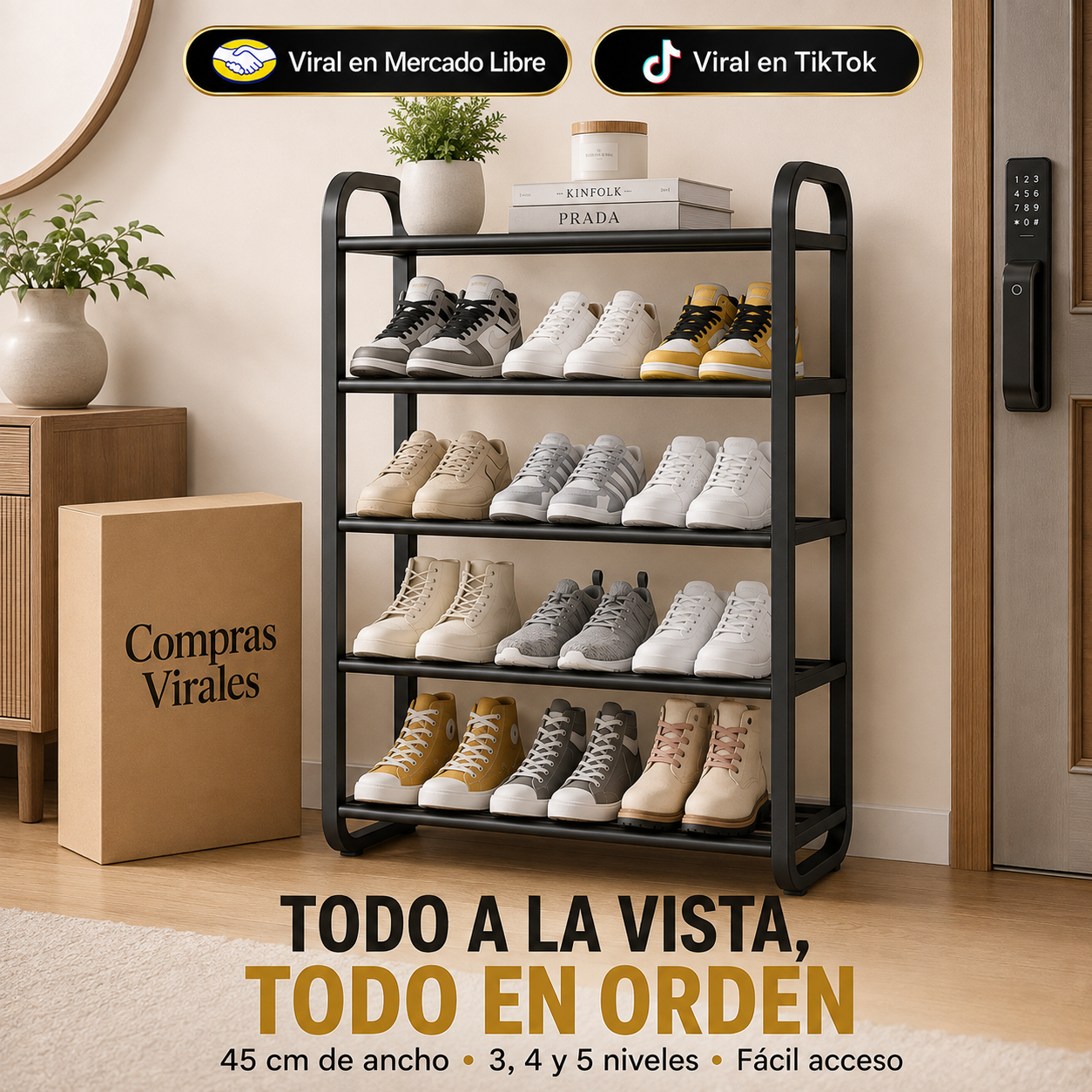 Zapatero Vertical Premium™ | 3, 4 y 5 Niveles