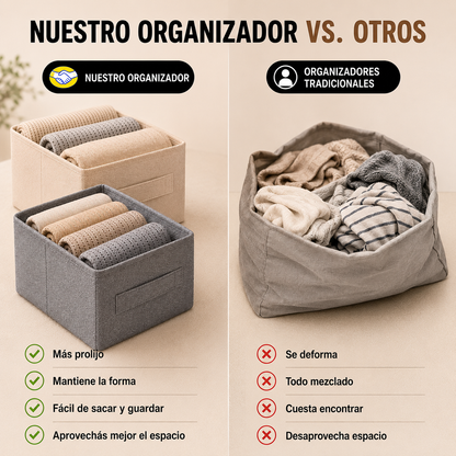 OFERTA SEMANAL | 3X1 Organizadores de Ropa Plegables