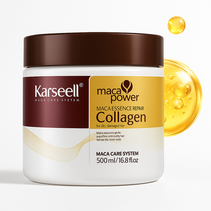 Karseell Repair Collagen 500 ml – Anti-Frizz + Brillo Inmediato (Original)
