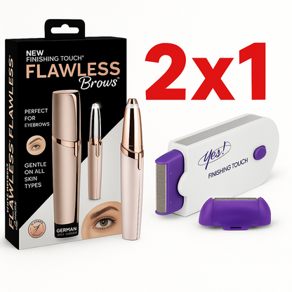 2x1 depiladora corporal + depiladora cejas