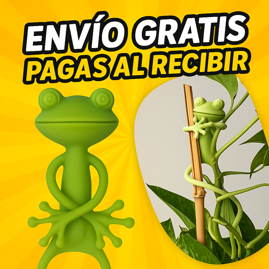 Soportes “Rana” para Plantas Trepadoras (Pack x10)