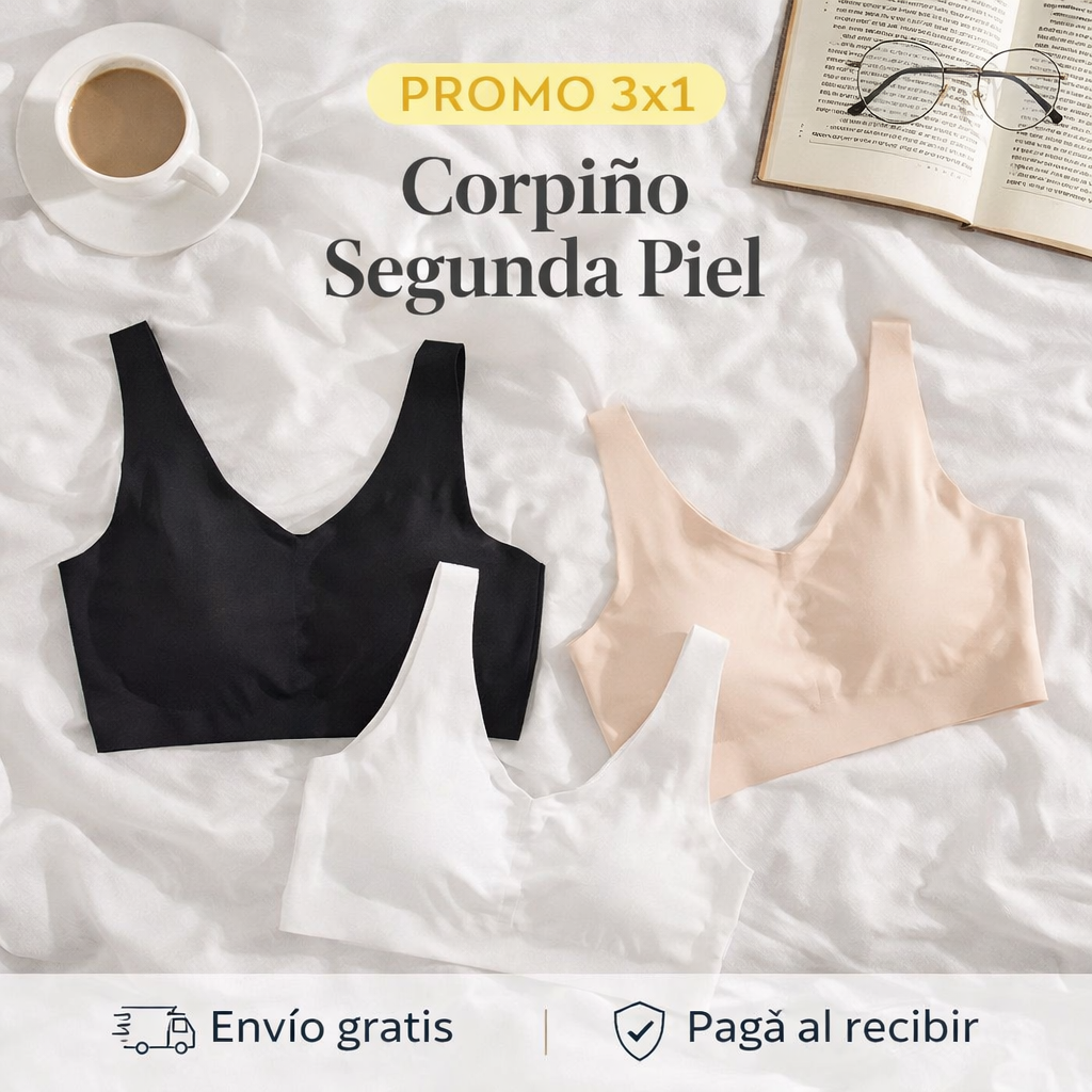 PROMO 3x1 - Corpiños Segunda Piel