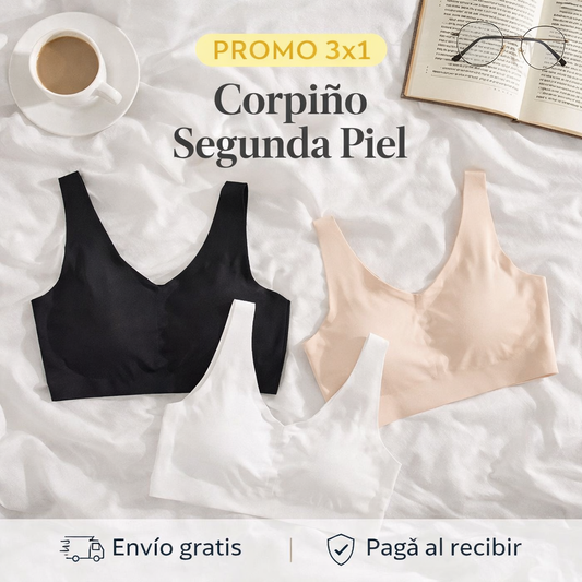 PROMO 3x1 - Corpiños Segunda Piel