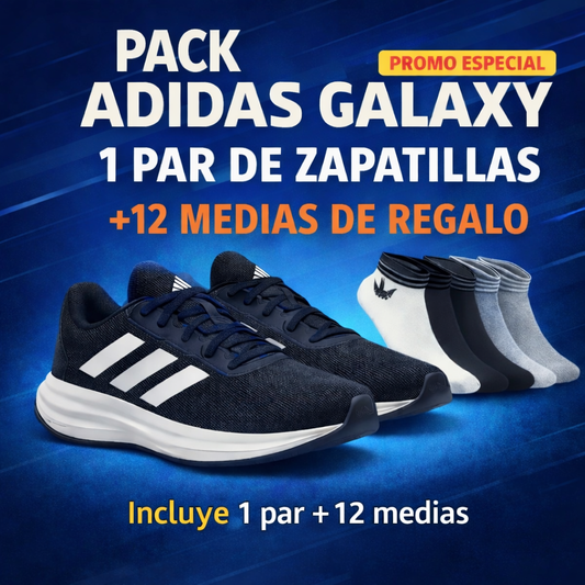 OFERTA: 1 PAR DE ZAPATILLAS GALAXY + 12 MEDIAS DE REGALO