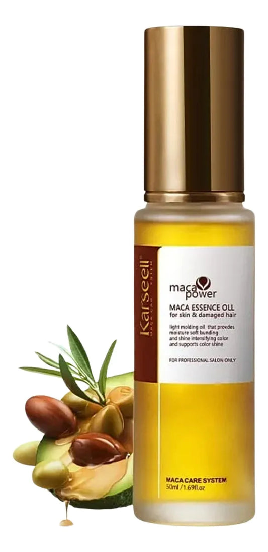 Karseell Maca Essence Oil 50 ml – Sellado, Brillo &amp; Suavidad (Original)