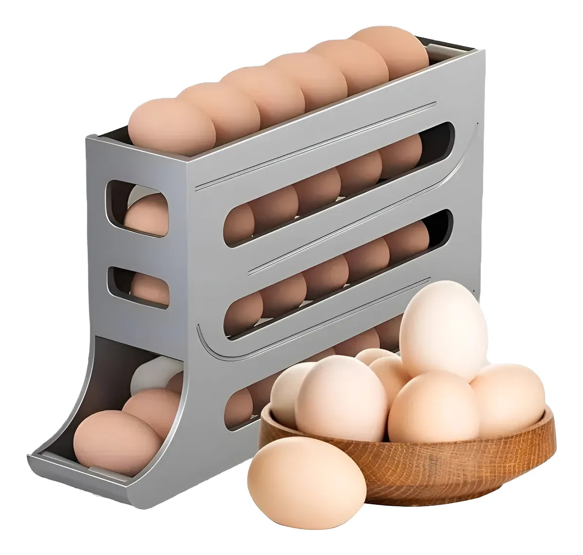Huevera Plástica Deslizante Mir Organizador De Huevos