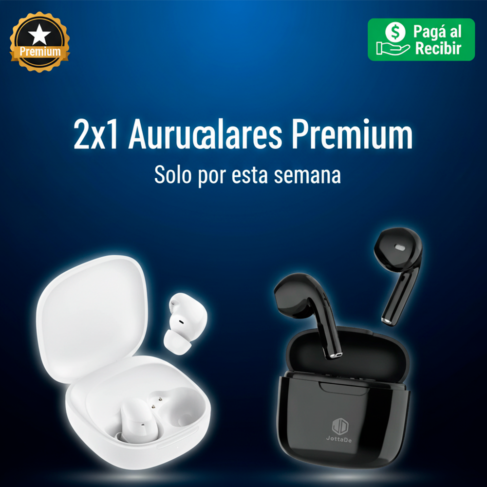 2x1 Auriculares Premium - SOLO ESTA SEMANA