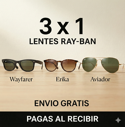 3X1 LENTES RAY-BAN